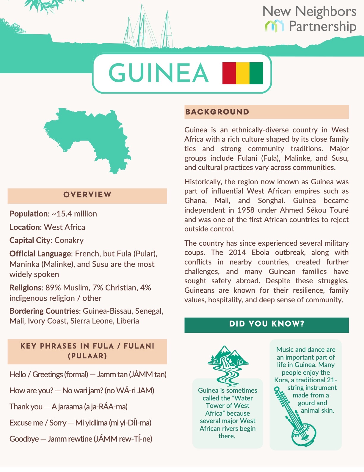 NNP Cultural Primer — Guinea — cover