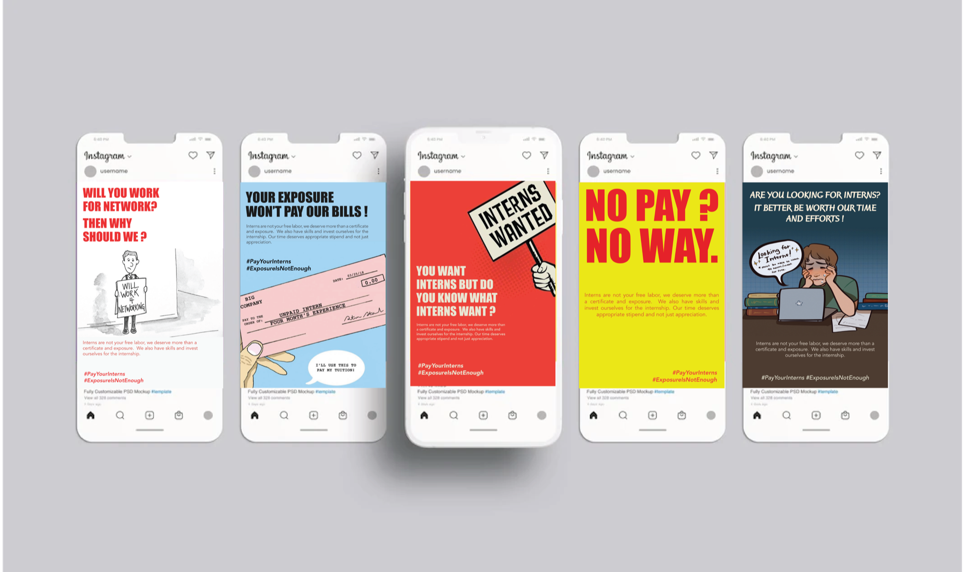 Exploitation of Interns — Poster Design — cover